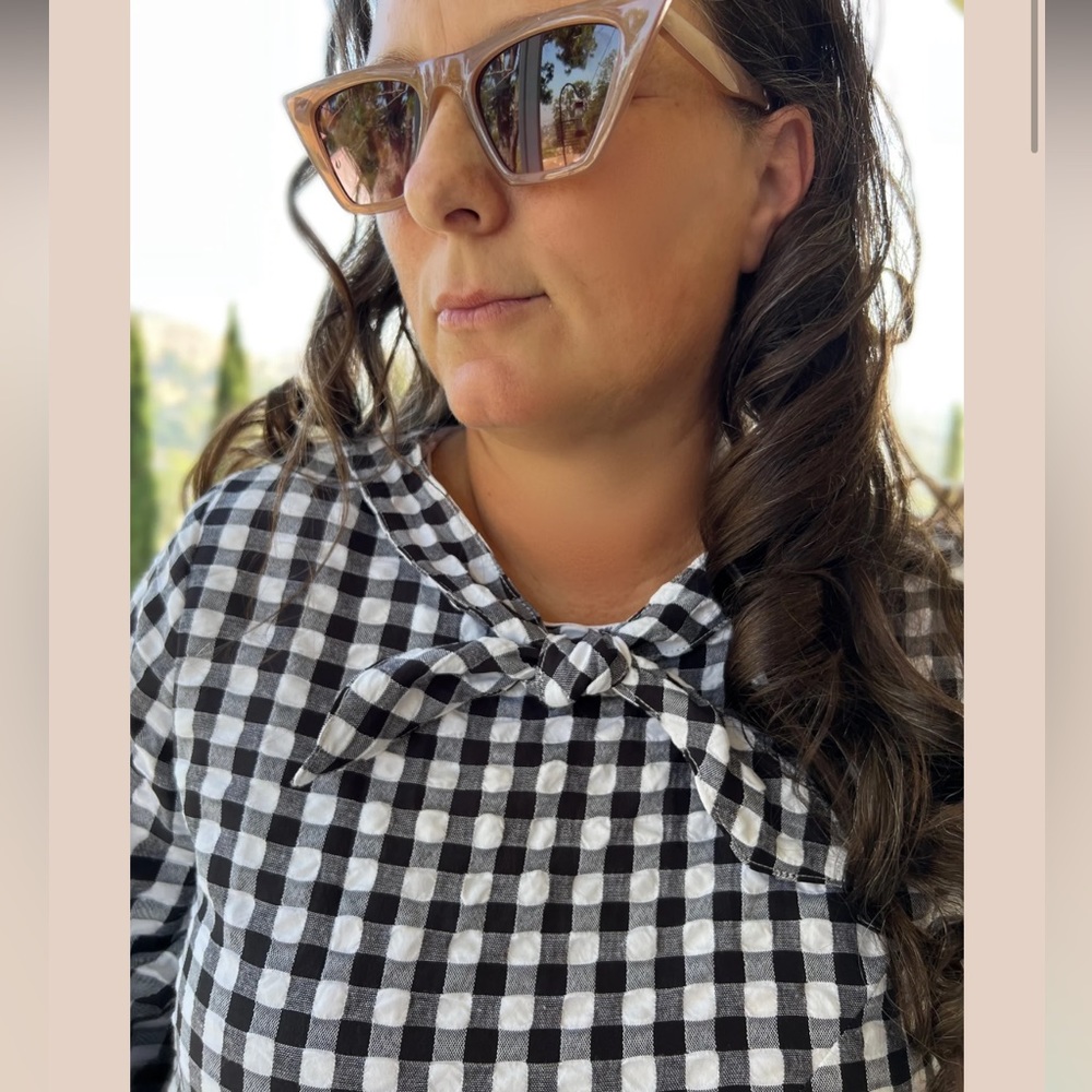 🤍🖤Gingham dress🖤🤍 - Picture 3 of 4